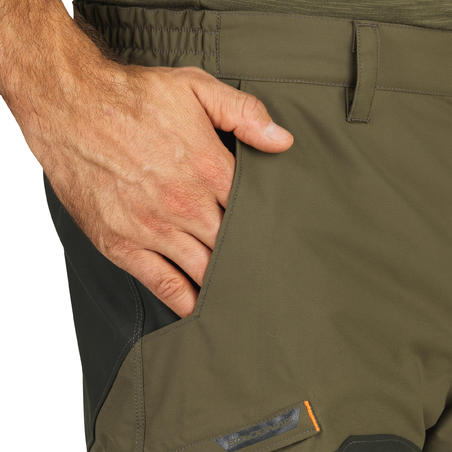 Zelene vodootporne lovačke pantalone RENFORT 520