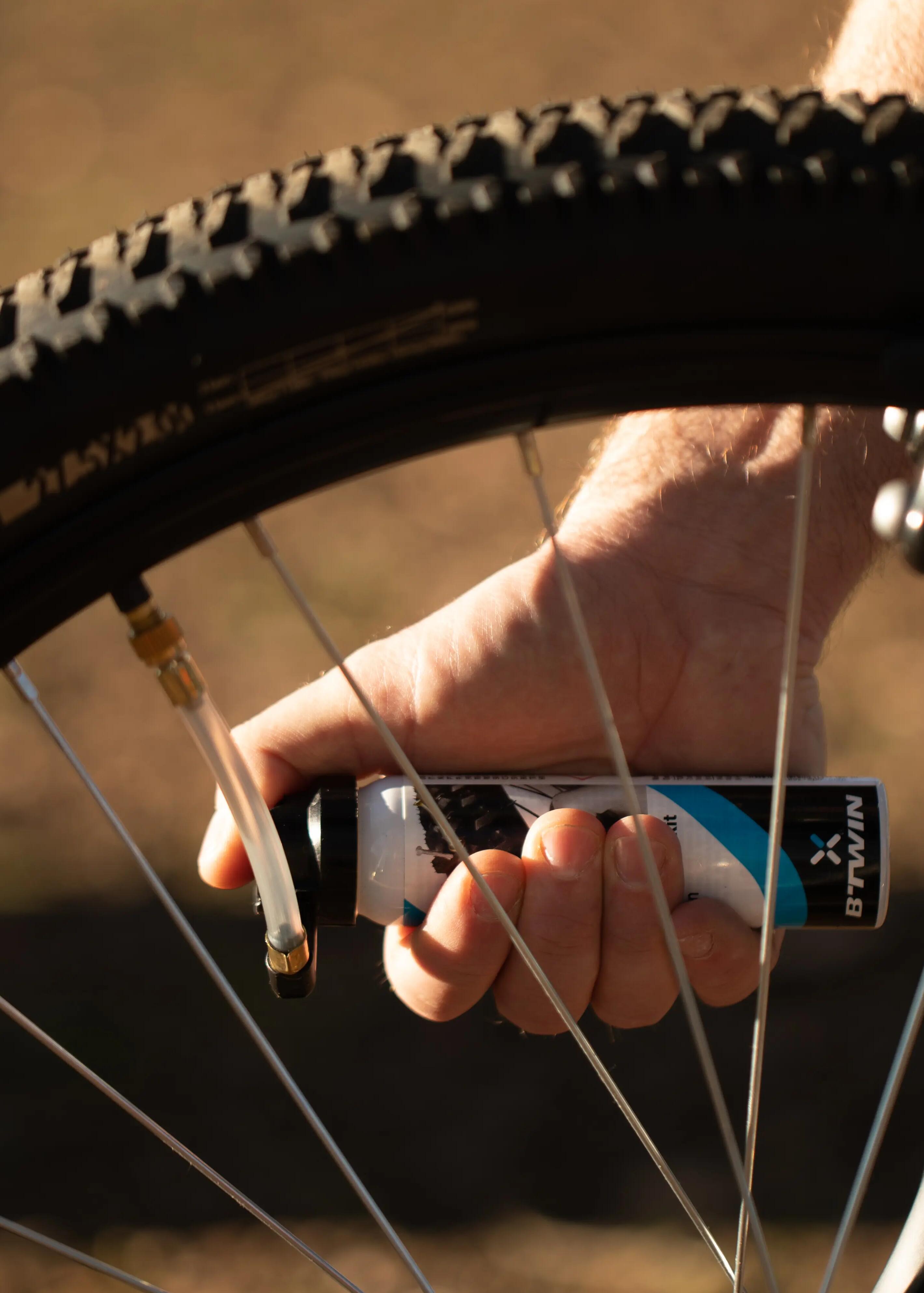REIFENPANNE MIT DEM MTB ROCKRIDER 100