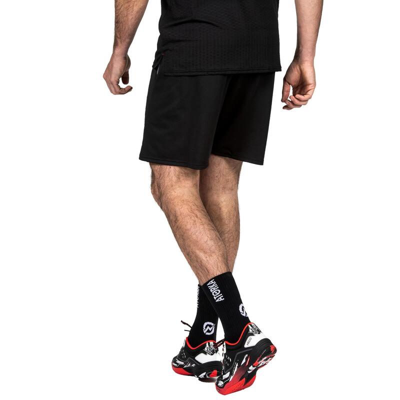 Pantalón Corto Balonmano Hombre Atorka H500 negro gris