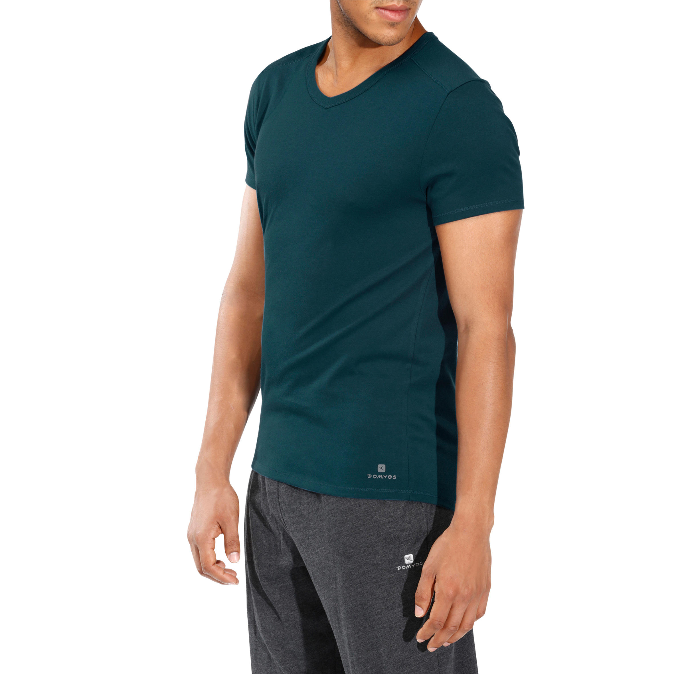 Active Slim-Fit Fitness T-Shirt - Dark Green 5/9