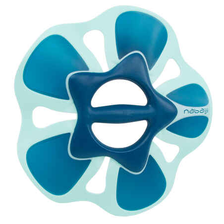 Aquafitness-Hanteln Pullpush Flower Aquagym Größe L blau