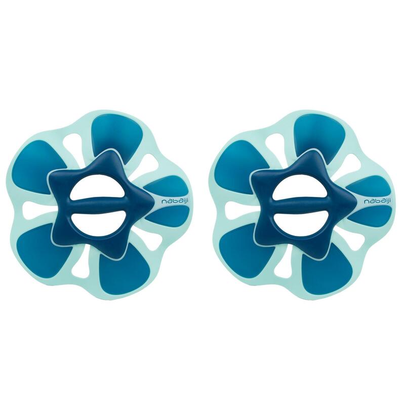 Set 2 gantere Pullpush Flower L Aquagym/Aquafitness Albastru 