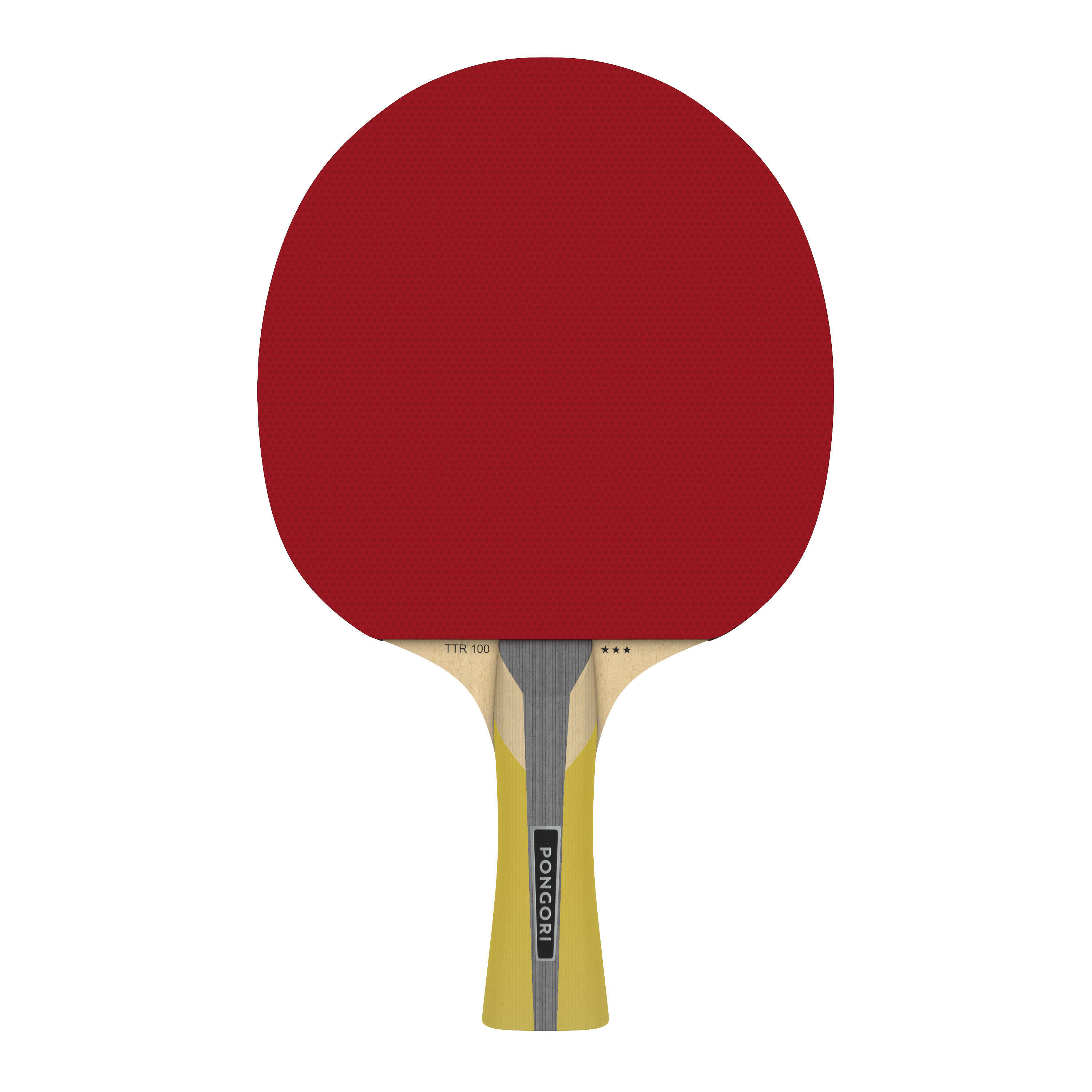 Set of 2 TTR 100 3* AllRound Table Tennis Bats and 3 TTB 100* 40