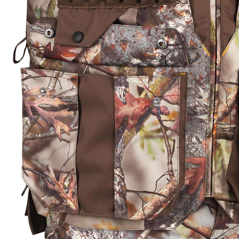 GILET CHASSE 500 CAMOUFLAGE KAMO-BR