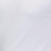 חולצת טריקו להתעמלות עדינה ולפילאטיס בגזרה רגילה בדגם 100 - לבן