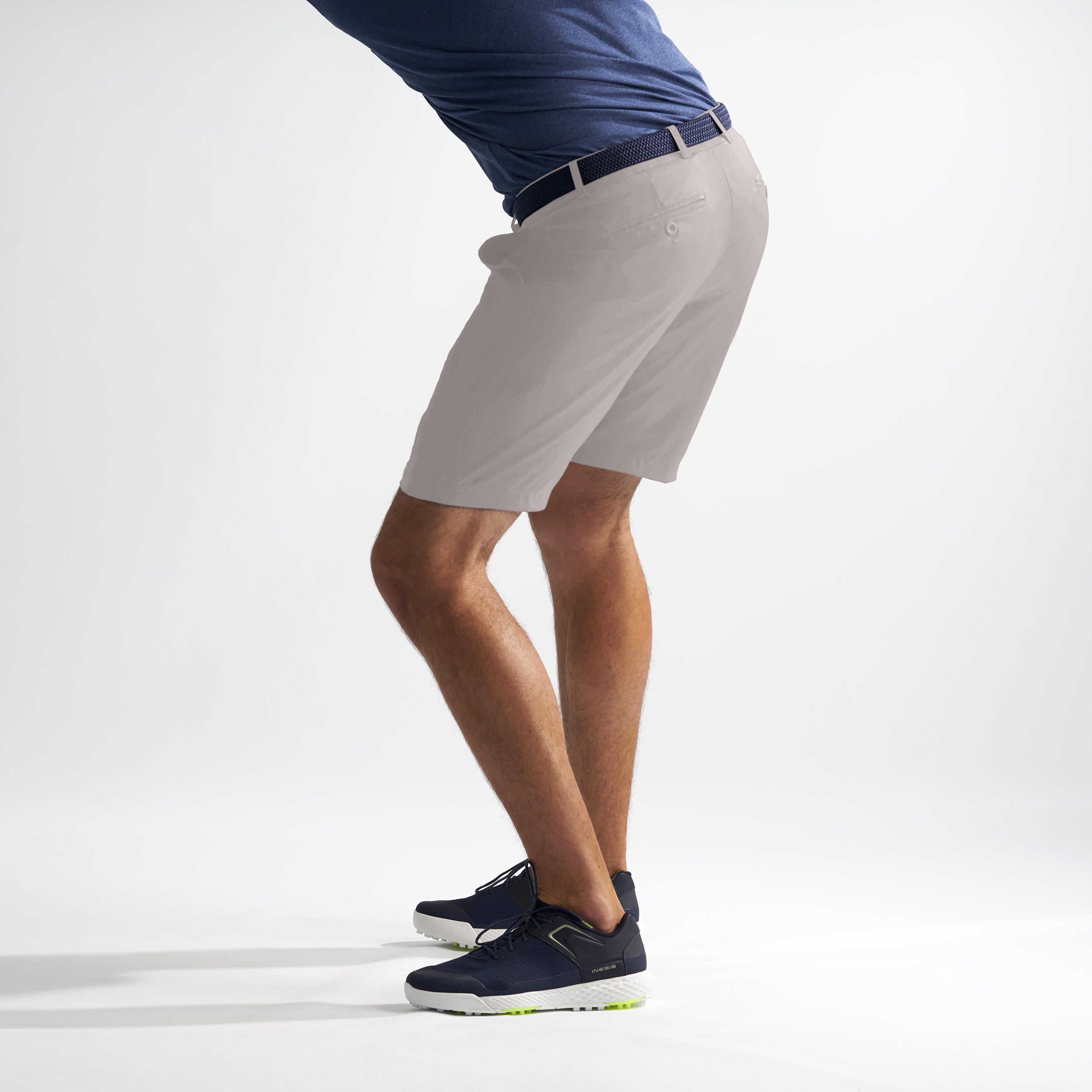GREY MEN'S WARM WEATHER GOLF BERMUDA SHORTS 3/6