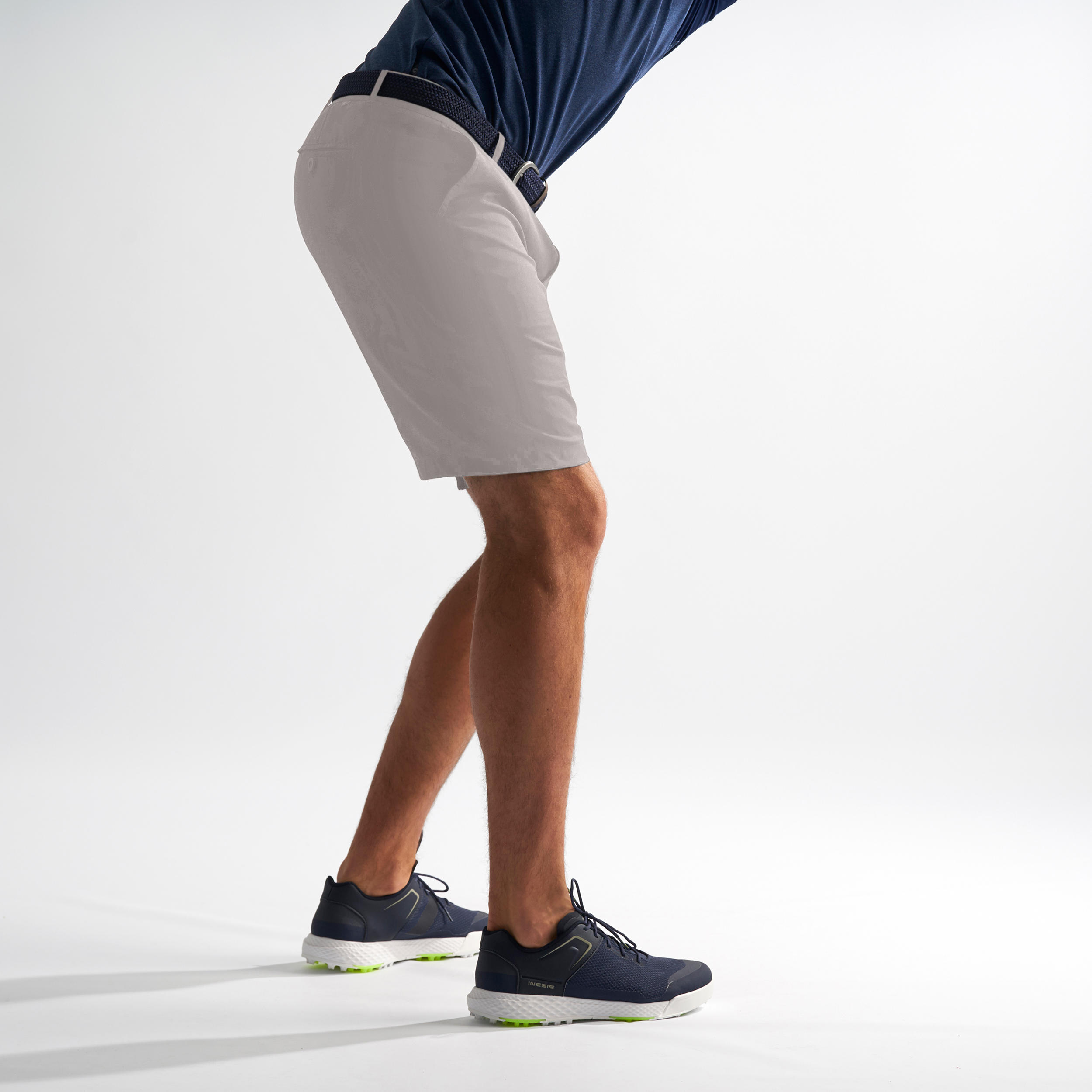 

Grey Men'S Warm Weather Golf Bermuda Shorts -  By INESIS | Decathlon