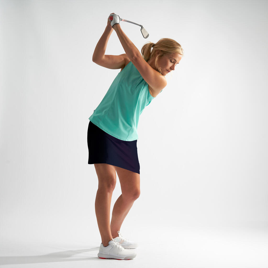 Golf Skort Warmes Wetter Damen marineblau