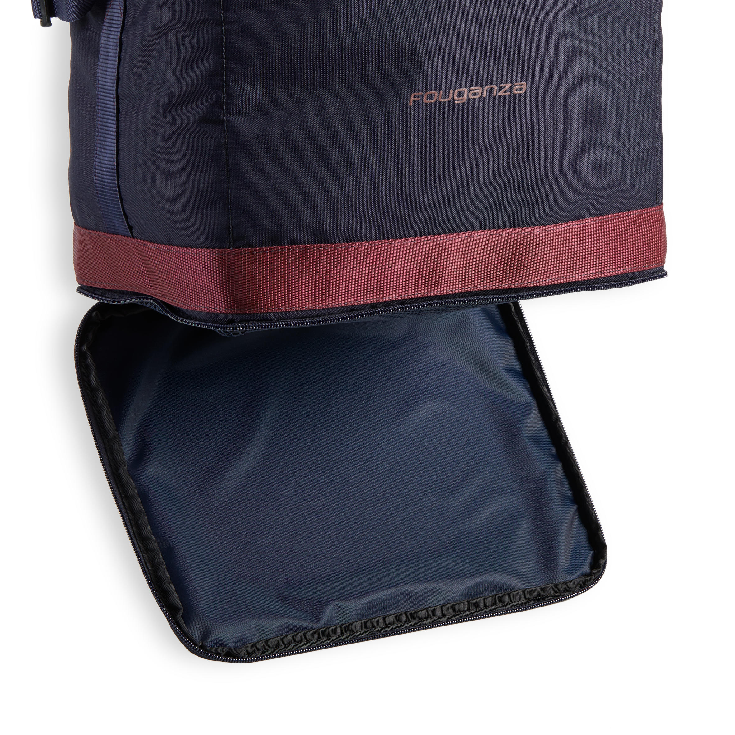 Vanity Horse Riding Grooming Bag - Navy/Burgundy 3/6