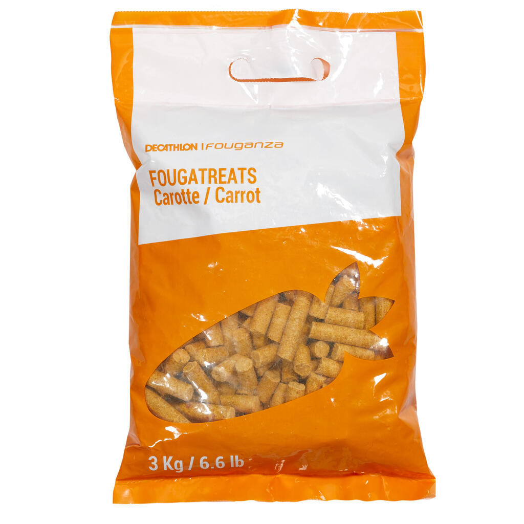 Fougatreats Horse Riding Treats for Horse and Pony 3 kg - Carrot