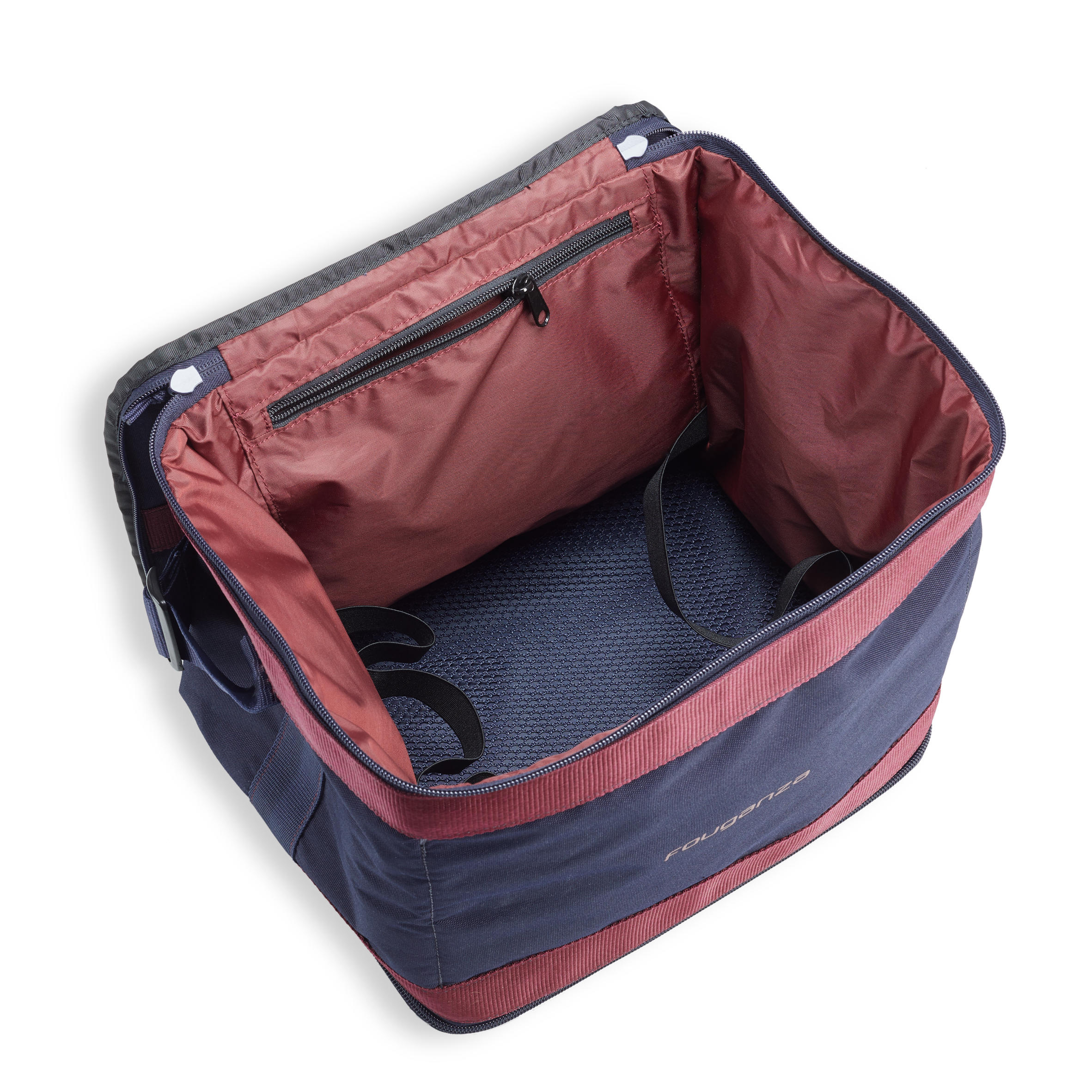 Vanity Horse Riding Grooming Bag - Navy/Burgundy 2/6