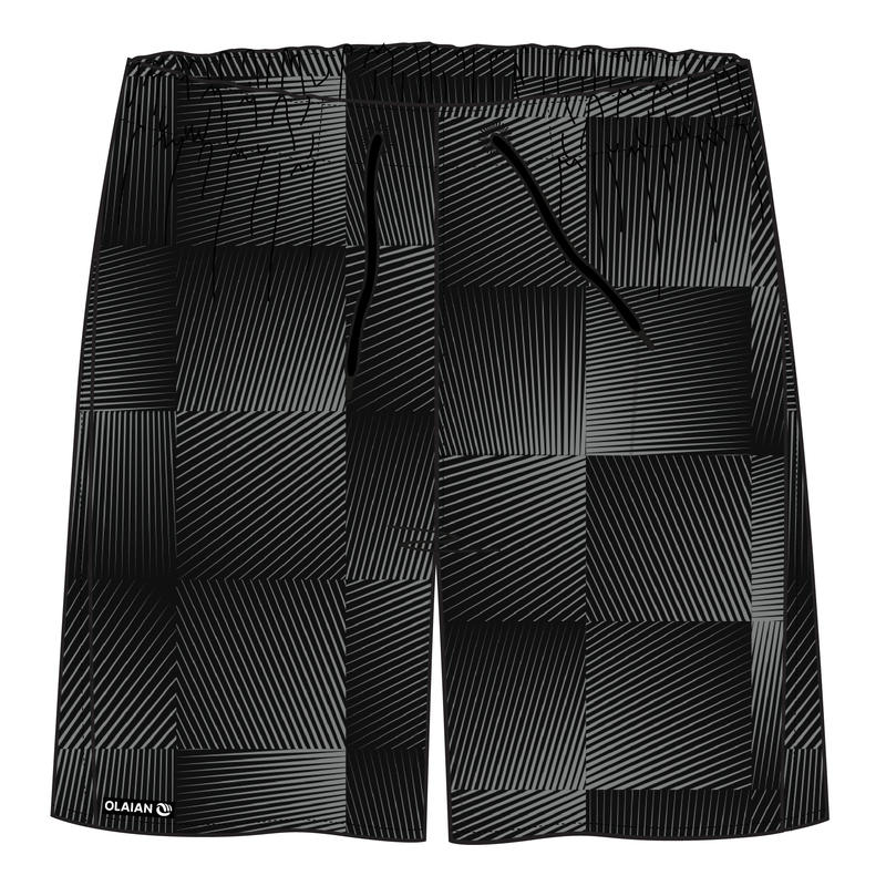 100 Short Surfing Boardshorts Square Black 100 Short Surfing Boardshorts Square Black