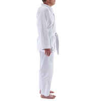 תלבושת ג'ודו אייקידו לבוגרים - דגם 100 - לבן