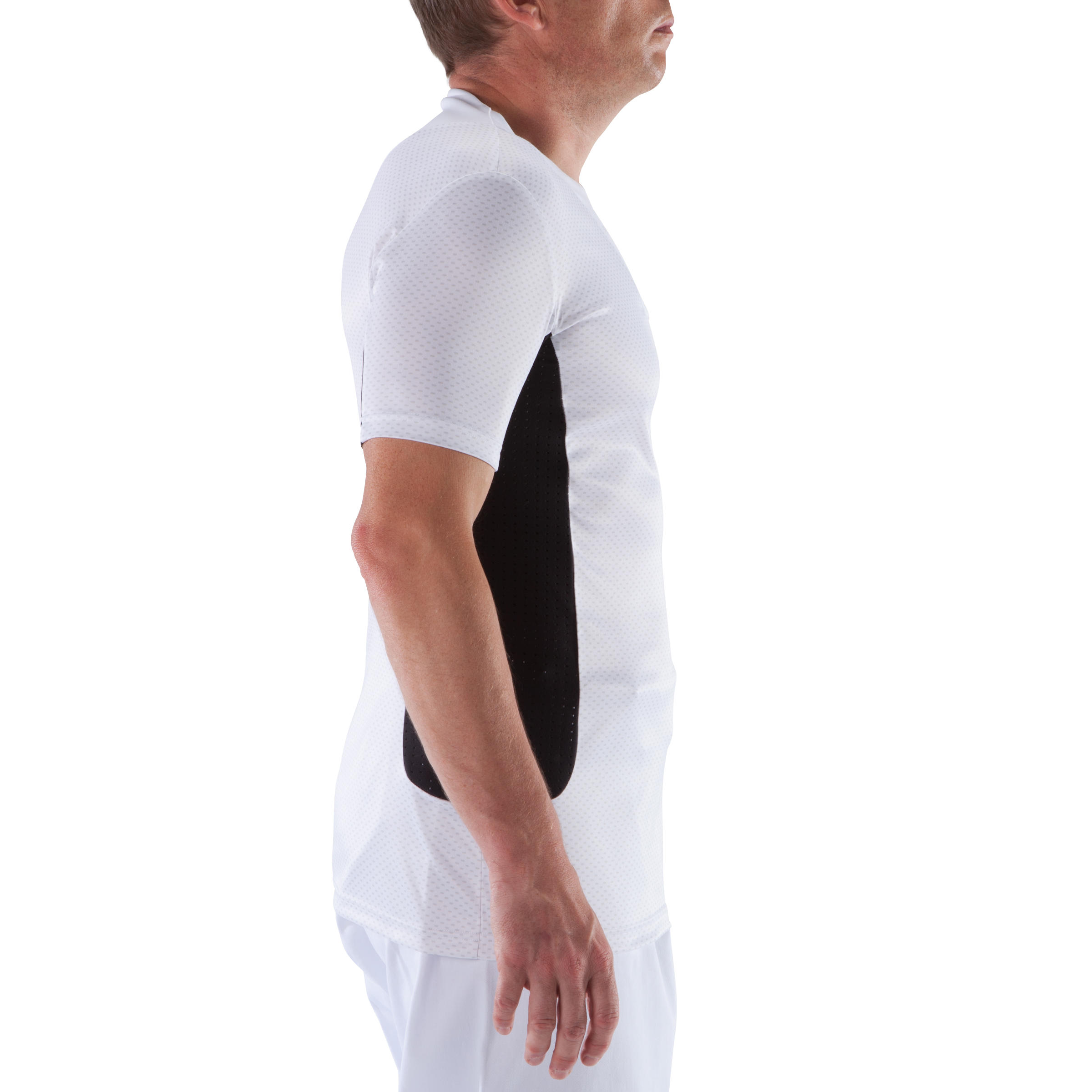 Adult Judo Base Layer T-Shirt - White/Black 3/11