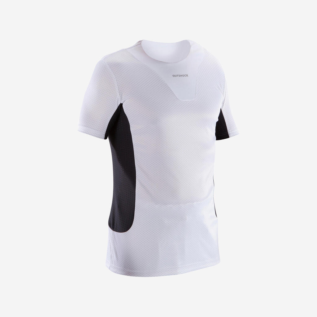 Adult Judo Base Layer T-Shirt - White/Black