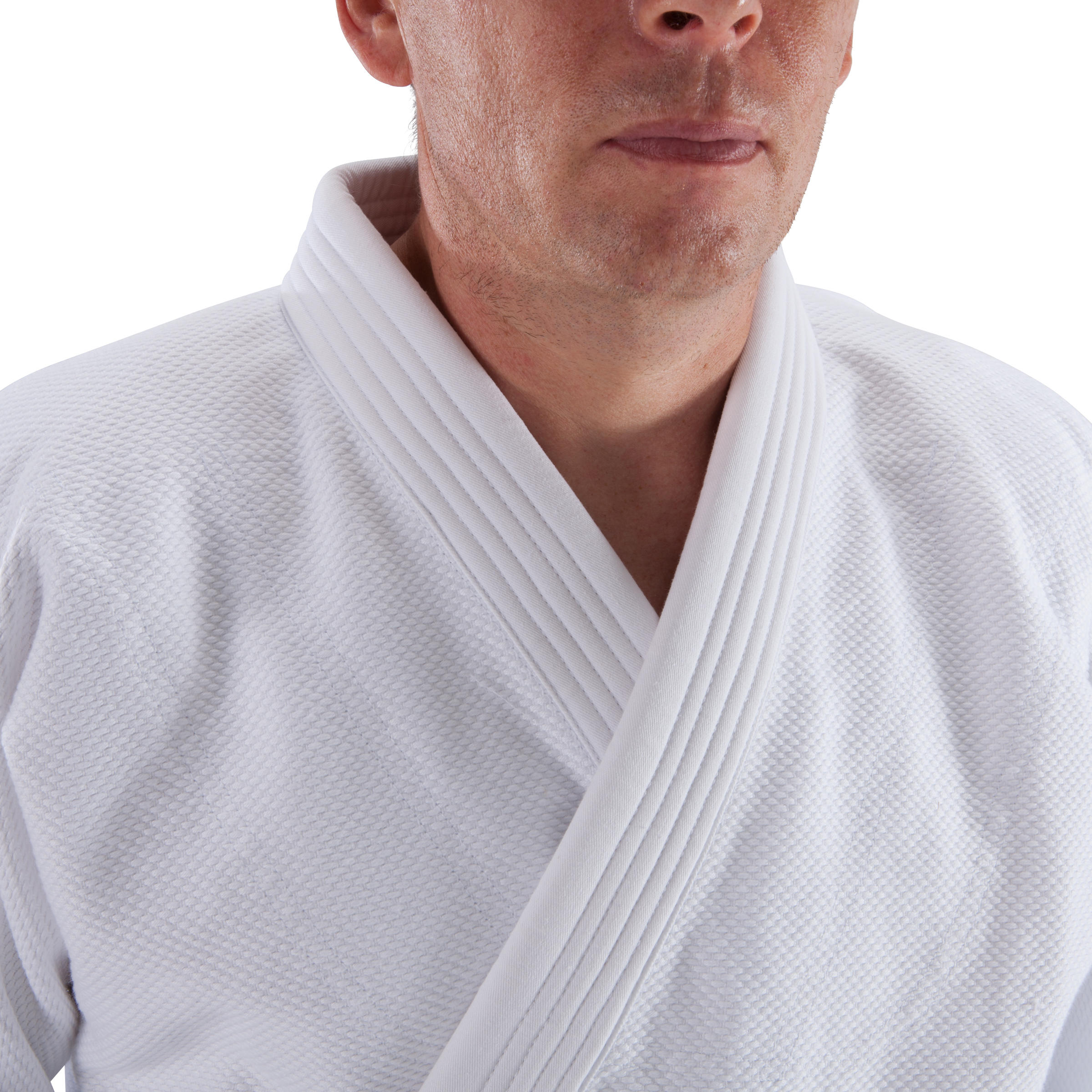 Judogi kimono judo y aikido adulto Outshock 500 blanco 11/16