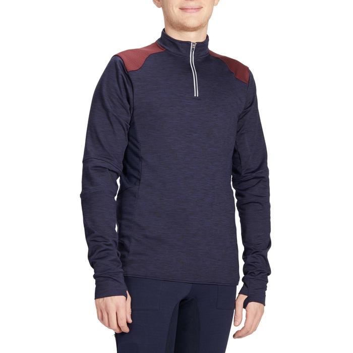 Polo d quitation homme manches longues et chaud 500 Polo d quitation homme manches longues et chaud 500