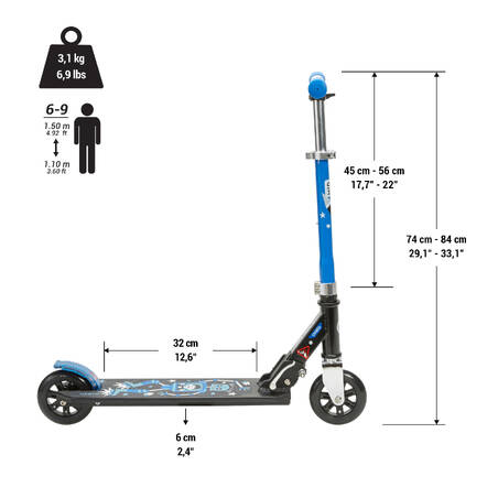 MID 1 Robot Kids' Scooter - Blue