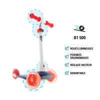 B1 500 Kids' Scooter - Blue/Red