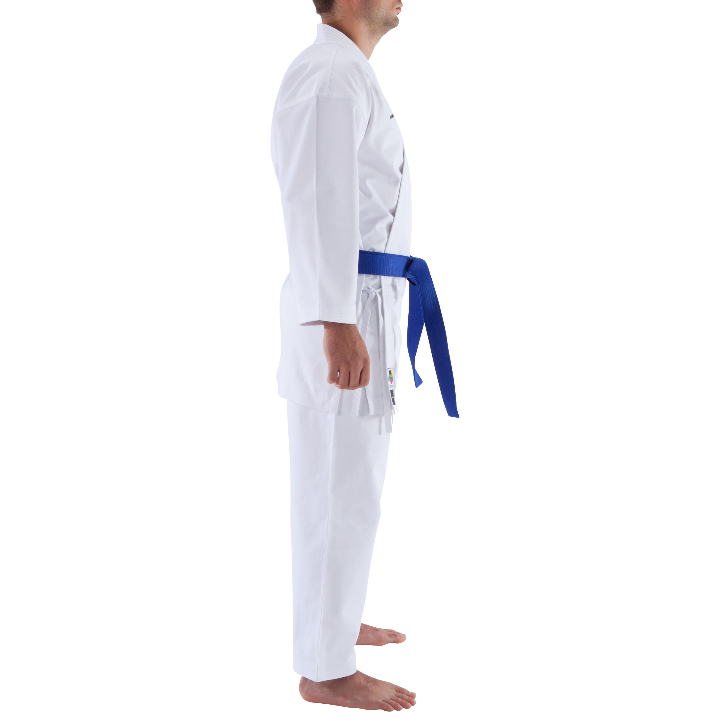 Kimono karate karategui Outshock 500 adulto blanco 4/12