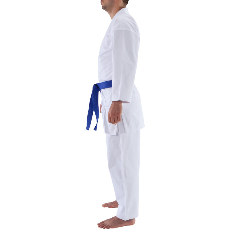 Kimono adulto karate 500 cotone 100% bianco