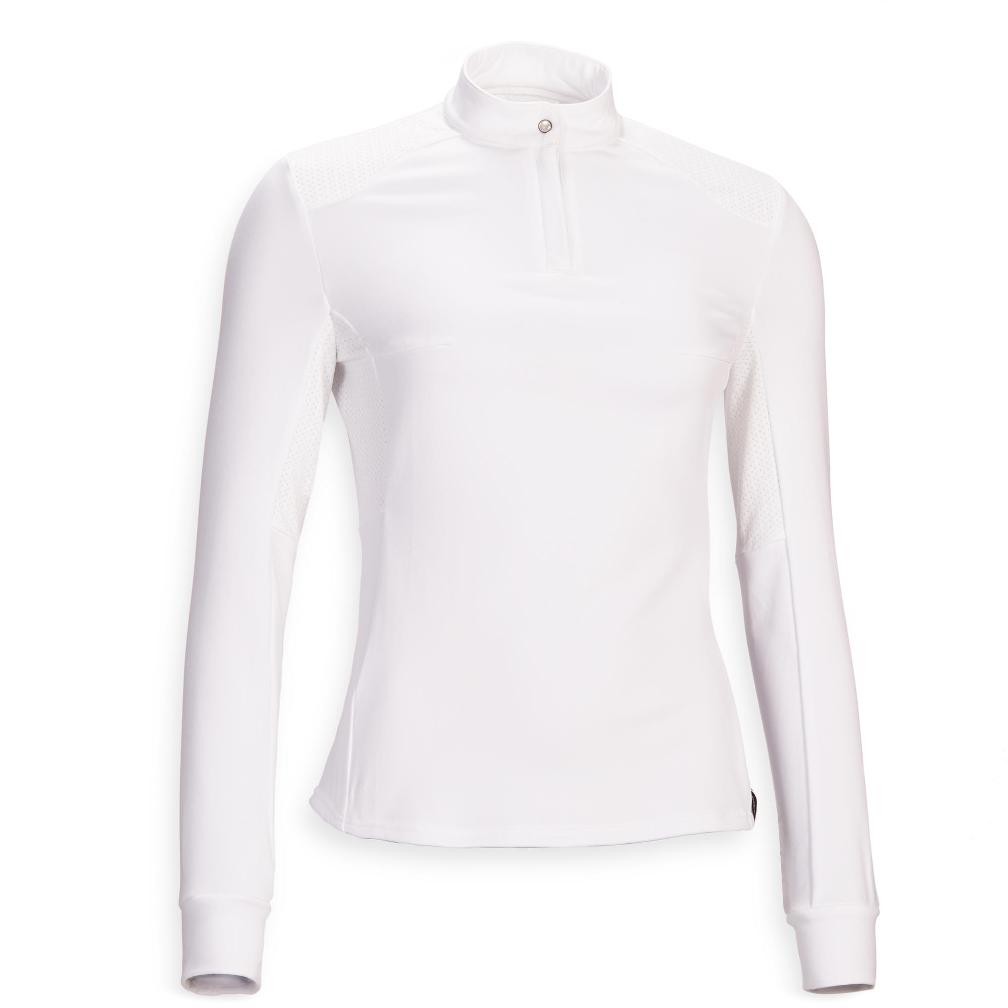 black polo jacket with white horse