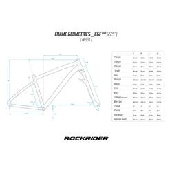 Rockrider ST 520 27.5 8sp Mountain Bike - Grey