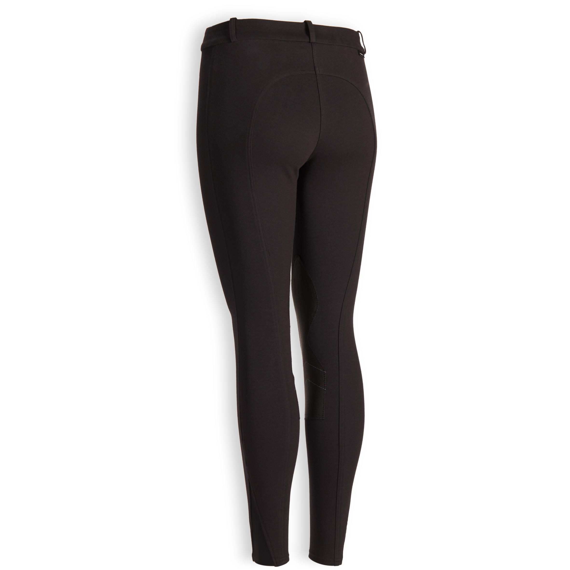 140 Warm Women's Horse Riding Warm Jodhpurs - Black 8/8