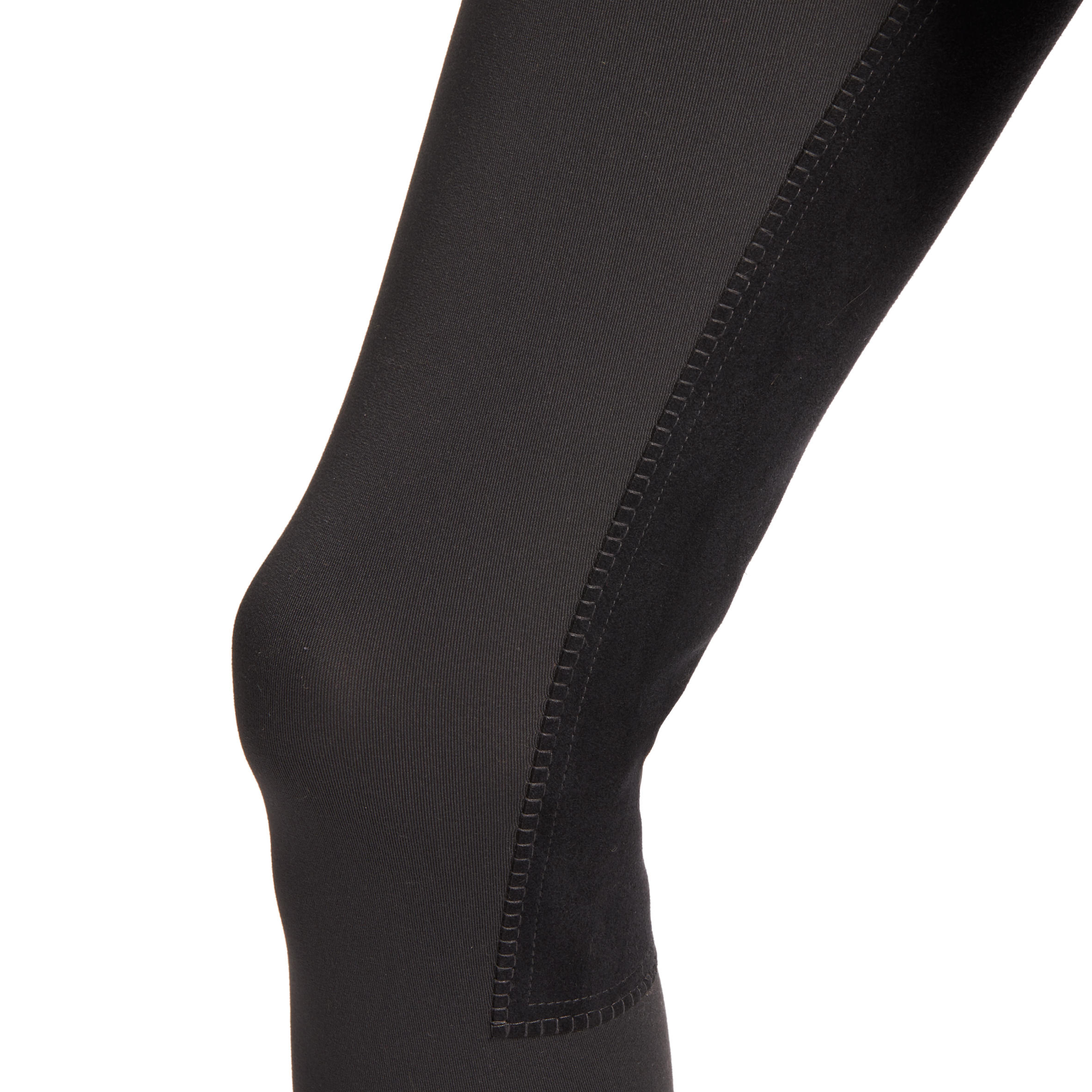 180 Warm Kids' Horse Riding Full Seat Jodhpurs - Dark Grey 11/16