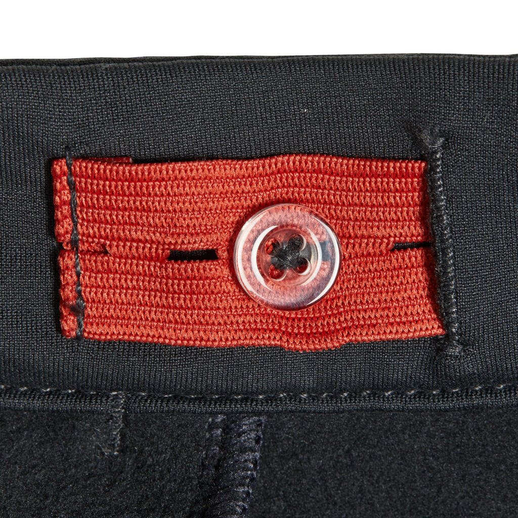Winter-Reithose 180 Vollbesatz Kinder schwarz