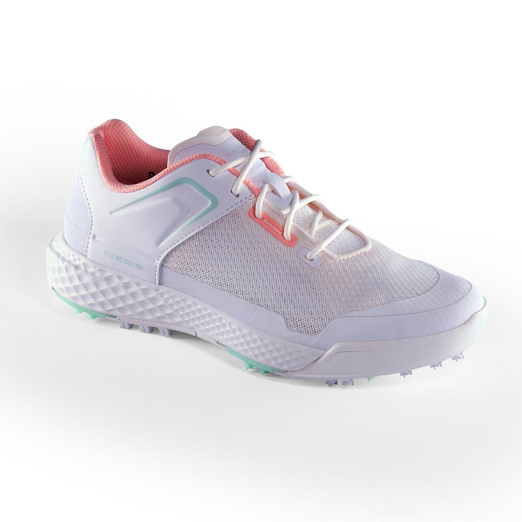 LADIES GRIP SUMMER GOLF SHOES WHITE