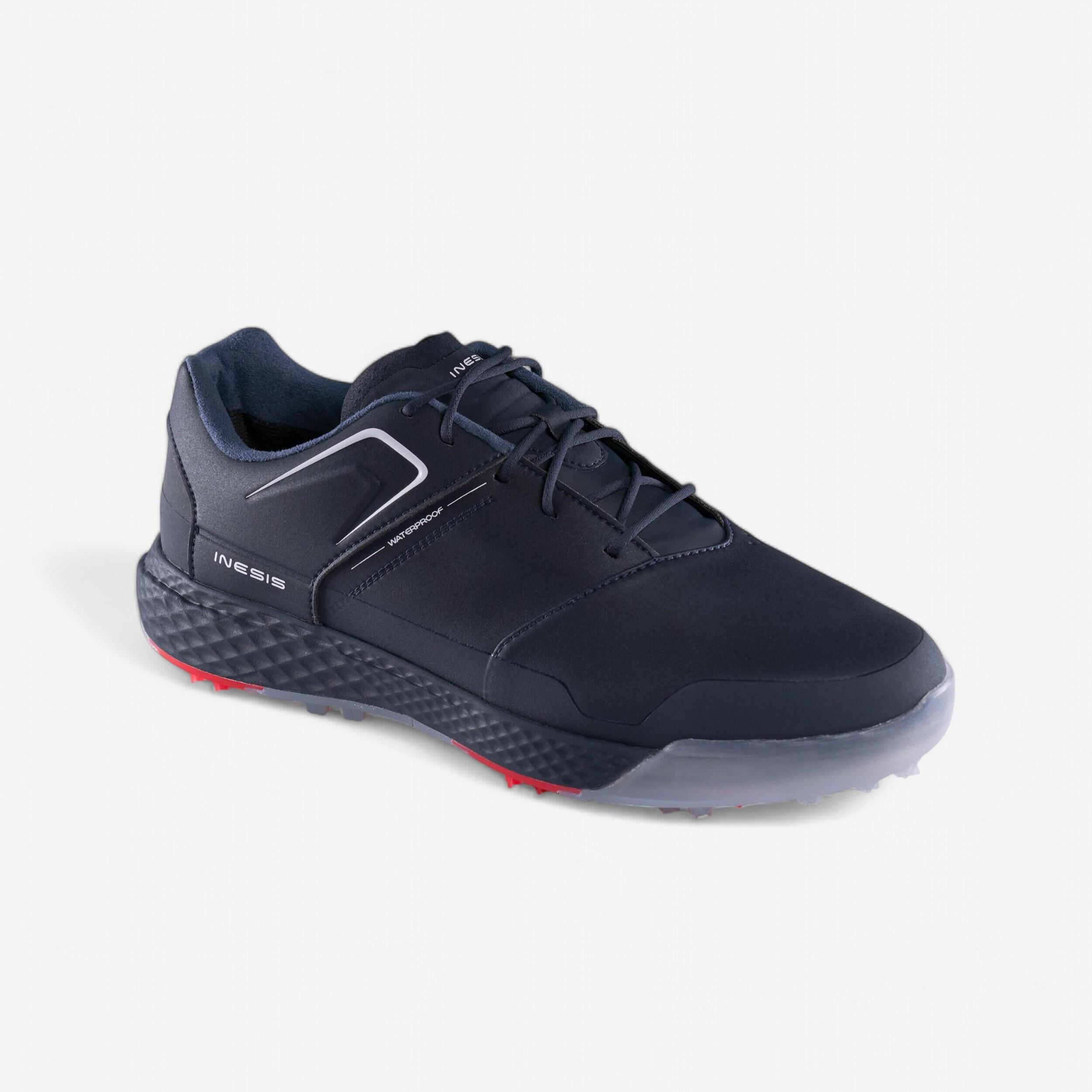 Men Golf Waterproof Shoes Navy Blue