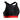 Boxing 2-In-1 Sports Bra: Support and Protection - Black/Red
