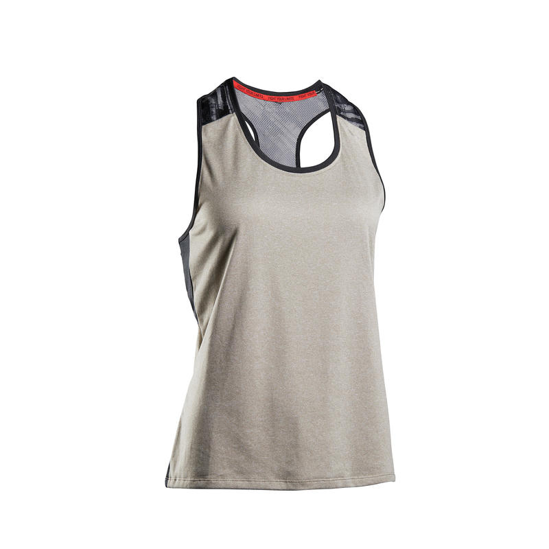 

МАЙКА ЖЕНСКАЯ 500 БЕЖЕВАЯ ДЛЯ ТРЕНИРОВОК, 196251