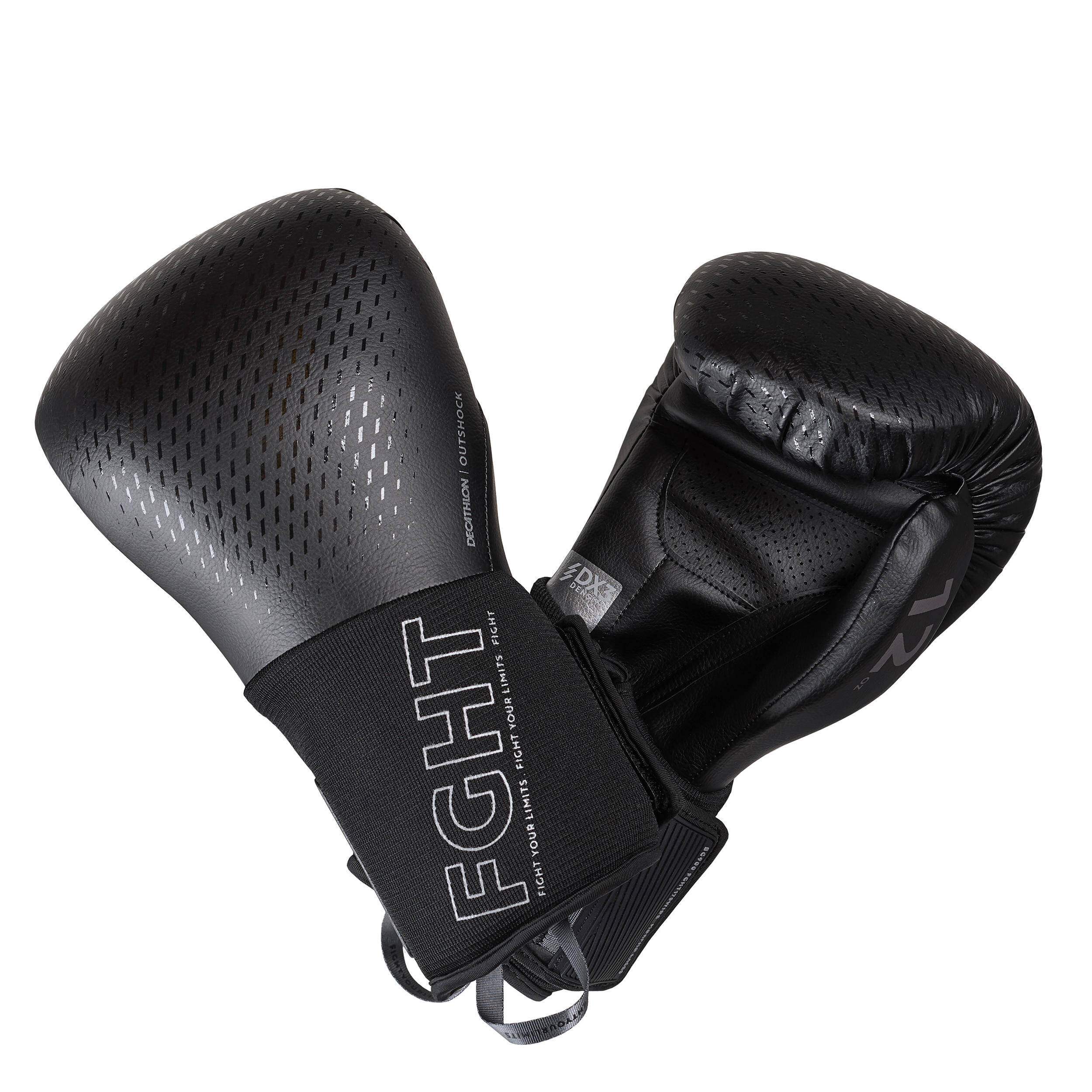 Adult Sparring Boxing Gloves 900 Black -  3