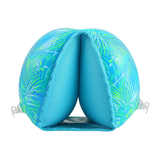 Adults’ (_SUP_ 60 kg) swimming pool armbands Green/Blue “FOLIAGE_QUOTE2