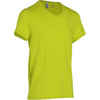 Pánske tričko Active slim s krátkymi rukávmi na fitness zelené
