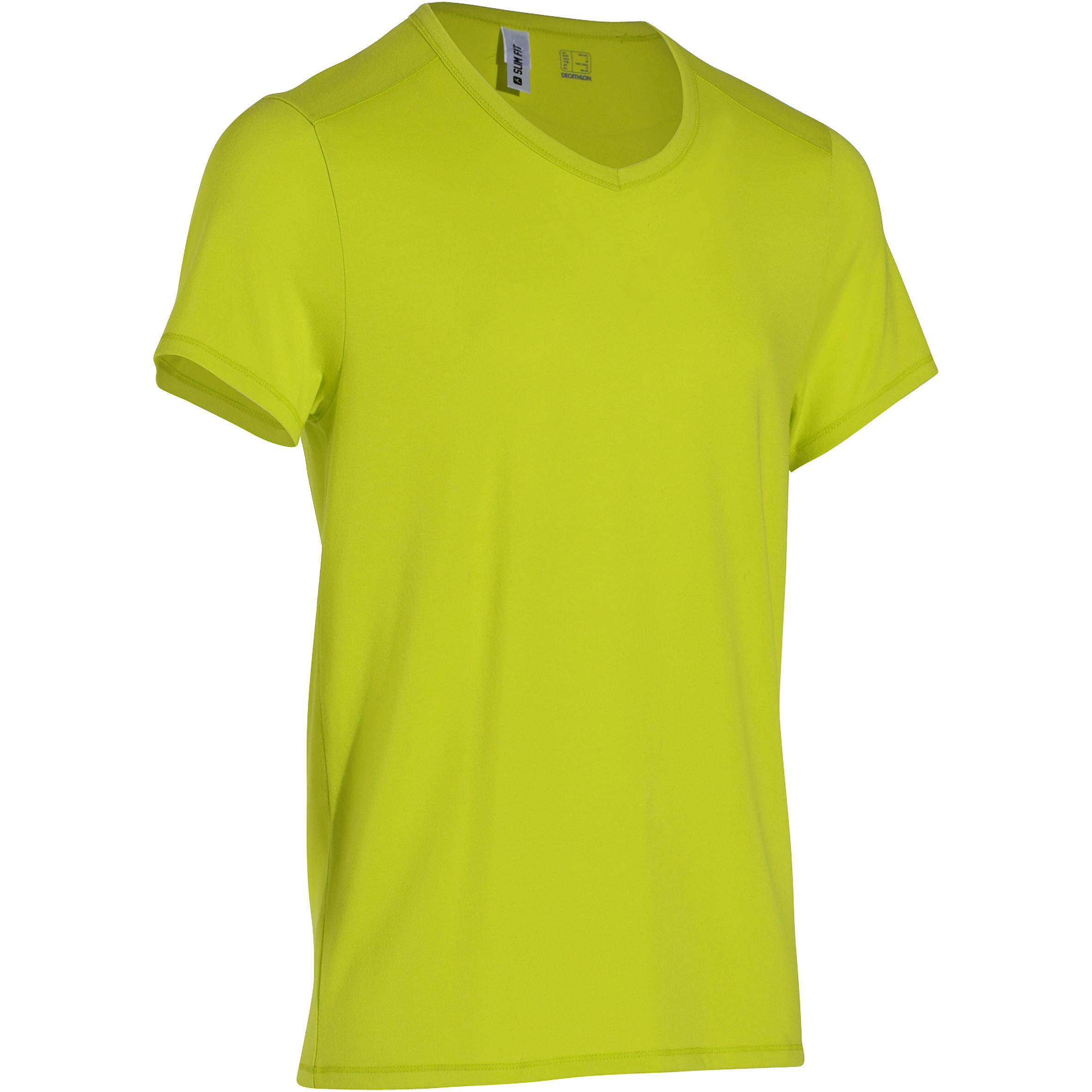 Active Short-Sleeved Slim-Fit Fitness T-Shirt - Aniseed Green 1/10