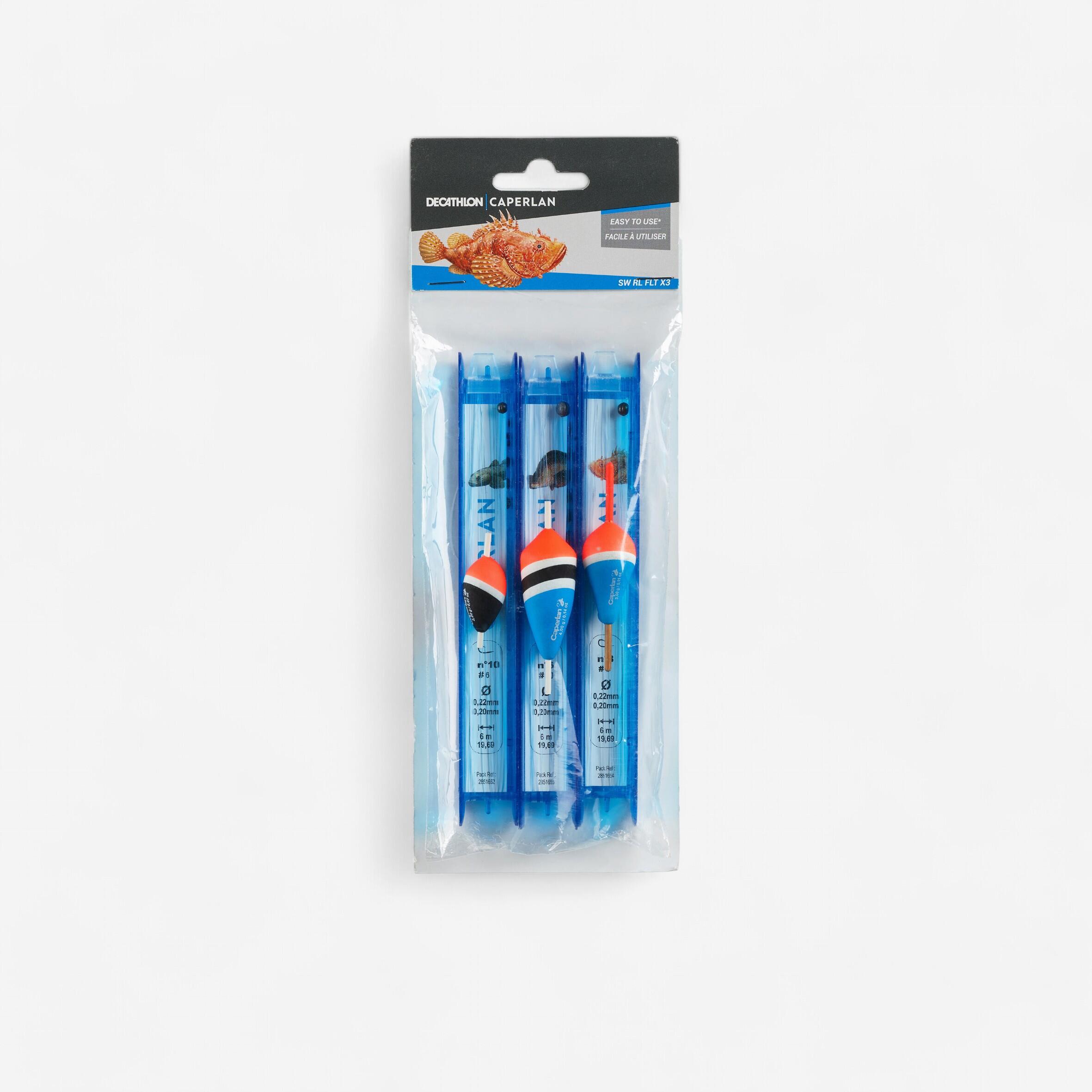 Linha montada para pesca no mar sw rl flt x3