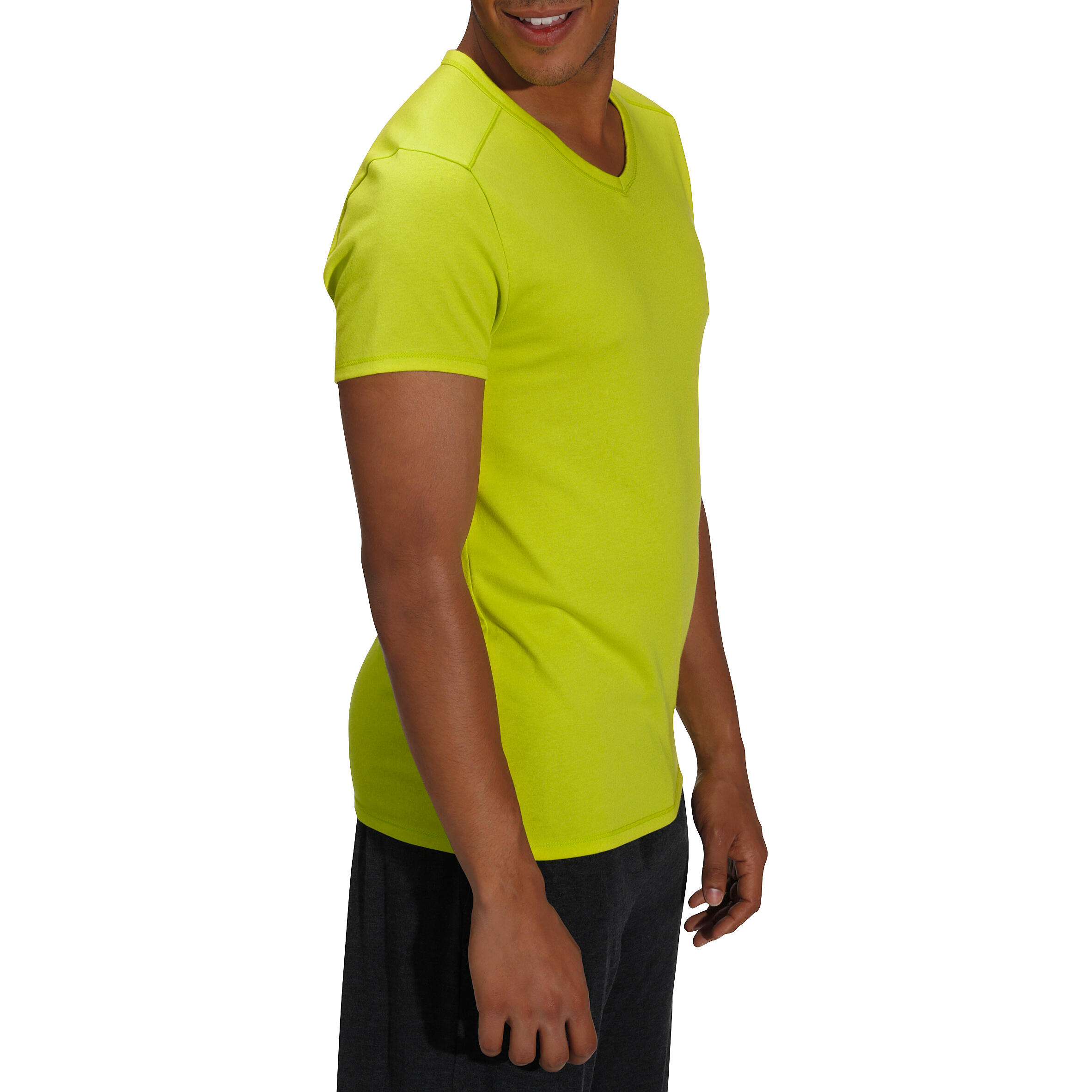 Active Short-Sleeved Slim-Fit Fitness T-Shirt - Aniseed Green 3/10