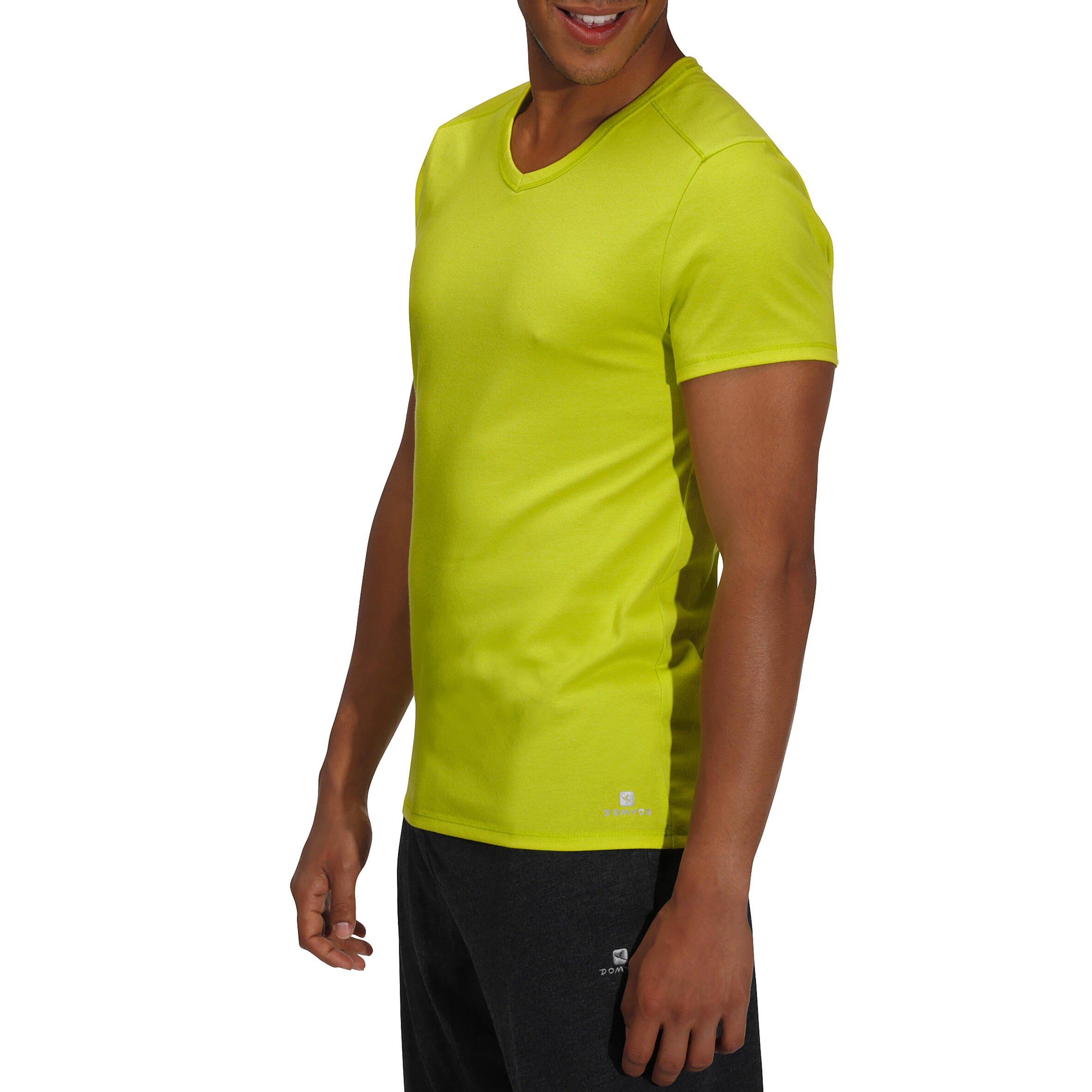 Active Short-Sleeved Slim-Fit Fitness T-Shirt - Aniseed Green 5/10