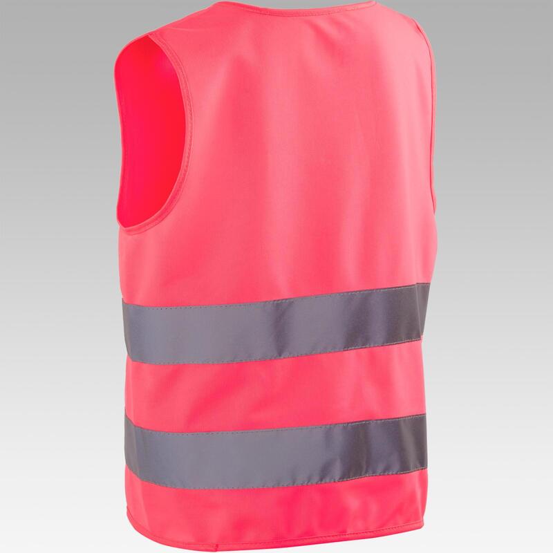 Gilet di sicurezza bambino rosa