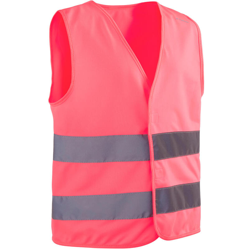 Gilet di sicurezza bambino rosa