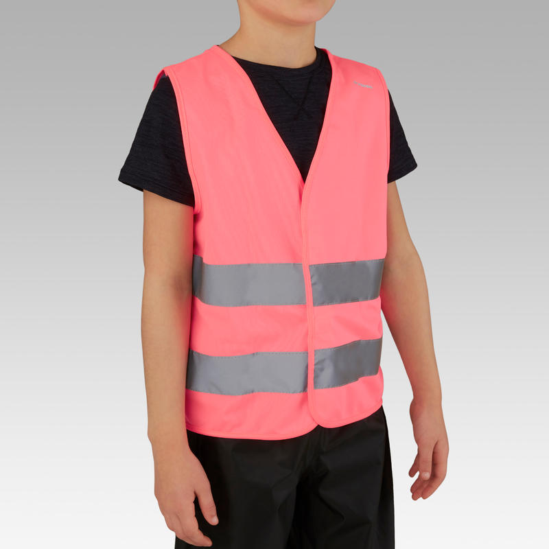 Kids' Safety Vest Pink Decathlon
