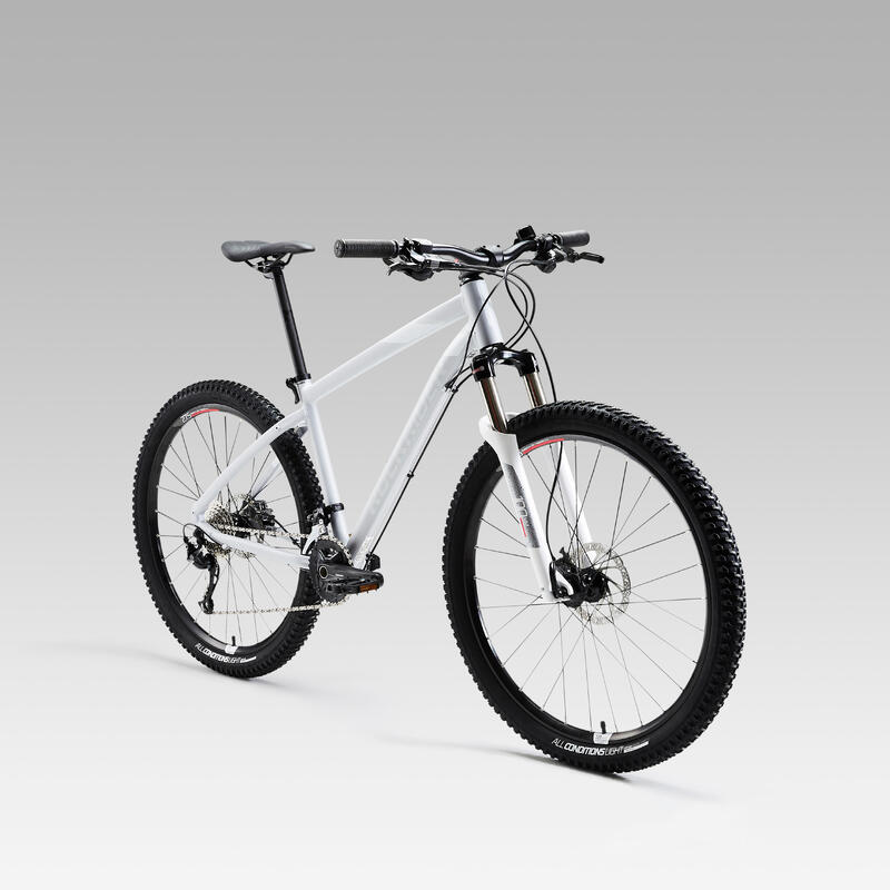 Bicicleta de mujer 27,5'' Rockrider ST 540 gris | Decathlon