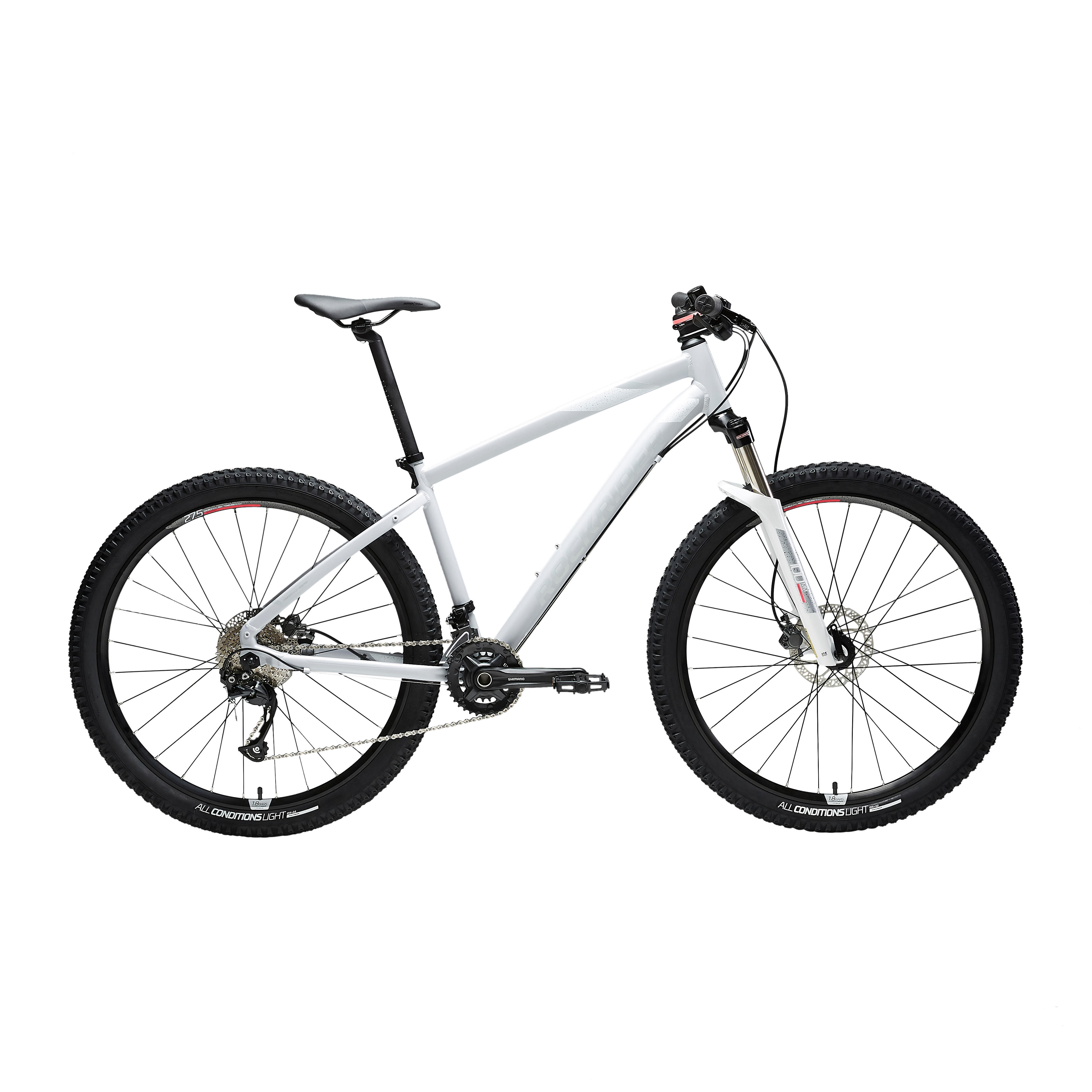 Bicicletă MTB ST 540 27,5″ Gri-Roz Damă decathlon.ro imagine 2022