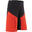 500 Kids' Mountain Bike Shorts - Black/Red