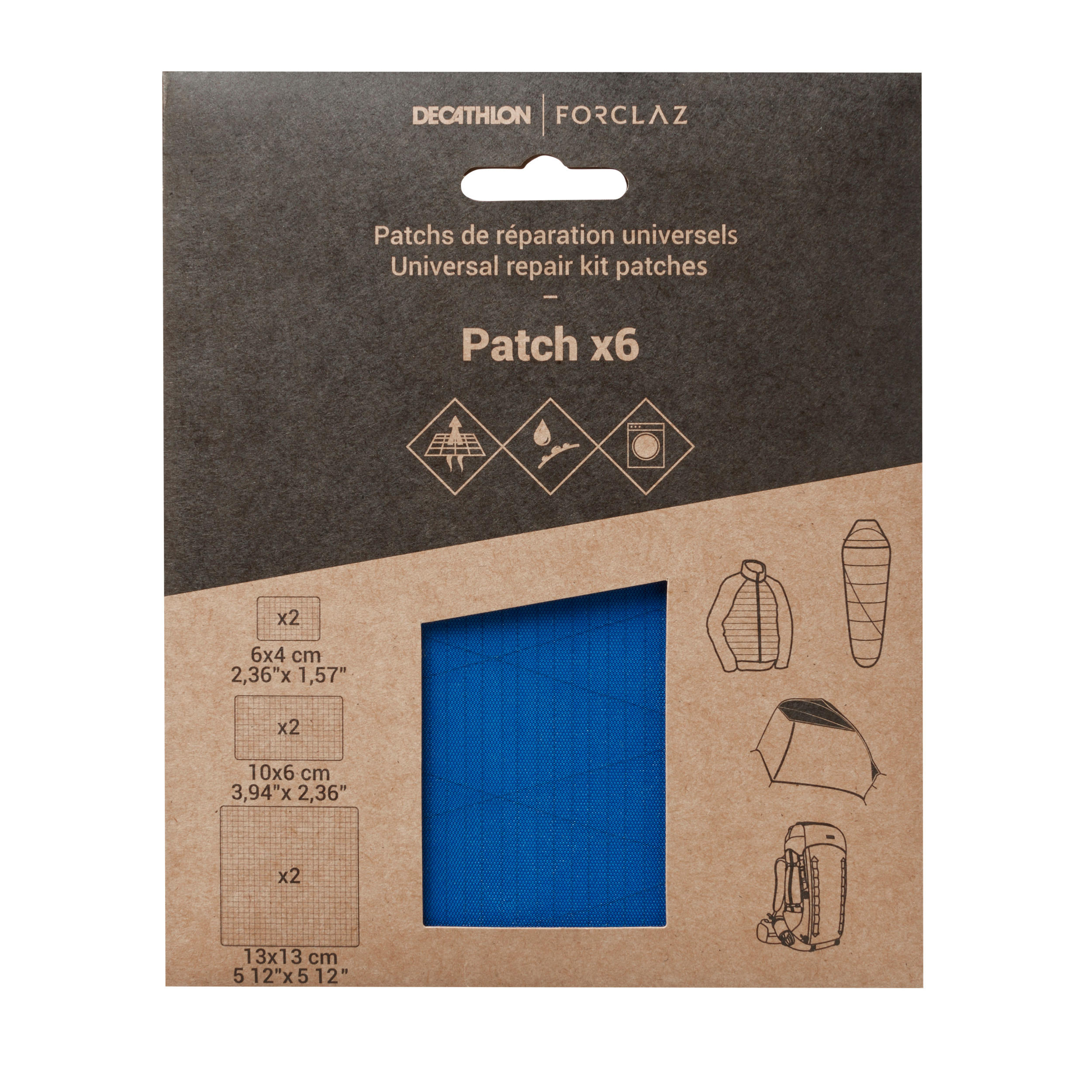 Peel and Stick patch adhesive set of 5 patches