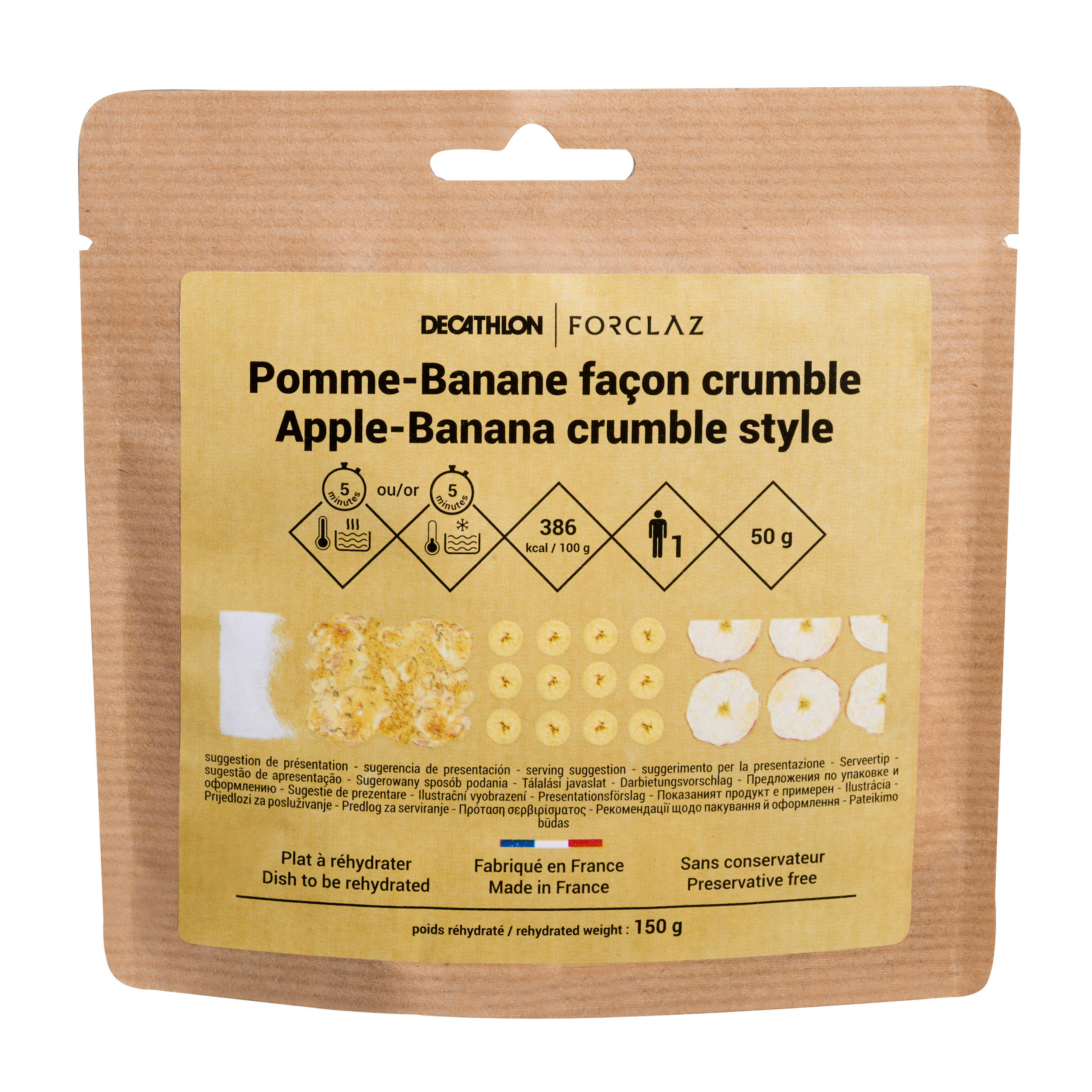 Forclaz Trekkingdessert Crumble Met Appel En Banaan 70 forclaz kopen in de aanbieding Forclaz Trekkingdessert Crumble Met Appel En Banaan 70 forclaz kopen in de aanbieding