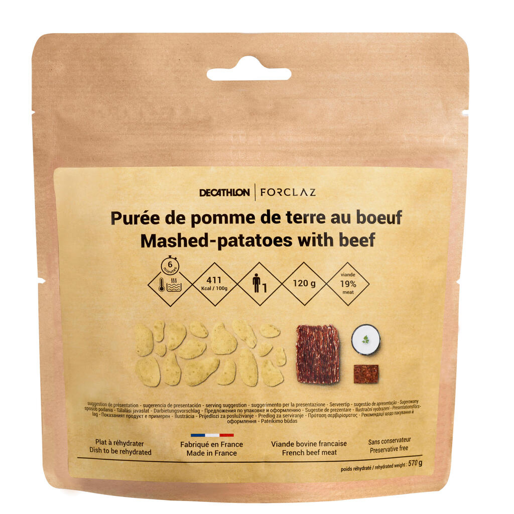 Dehydrated Trekking Meal Beef and Mash 120 g